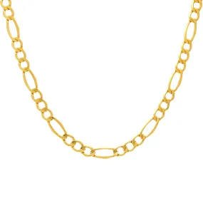 22K Yellow Gold 24in Figaro Chain (20.8gm)