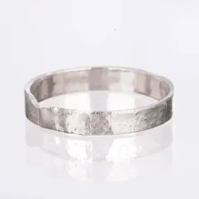 3mm Sterling Silver Textured Band