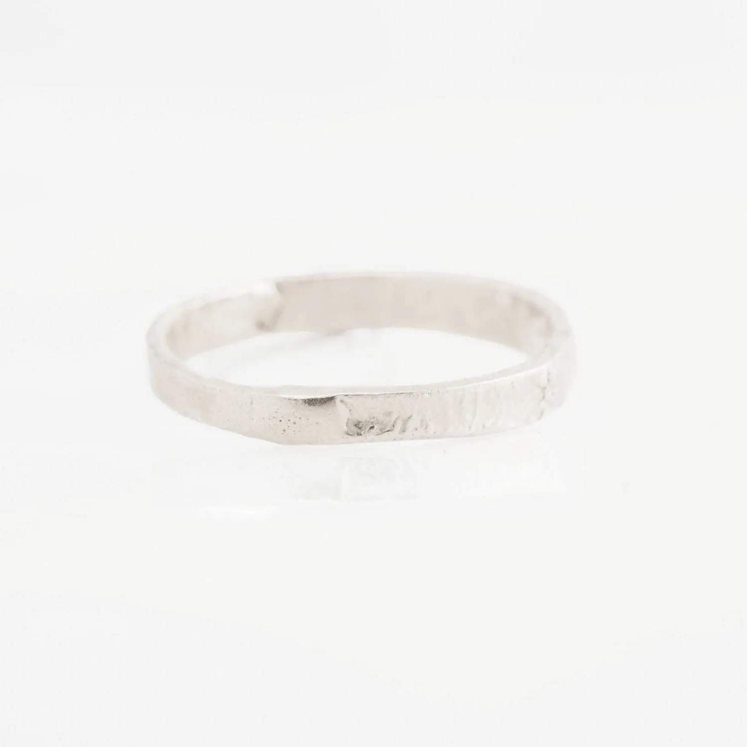 3mm Sterling Silver Textured Band