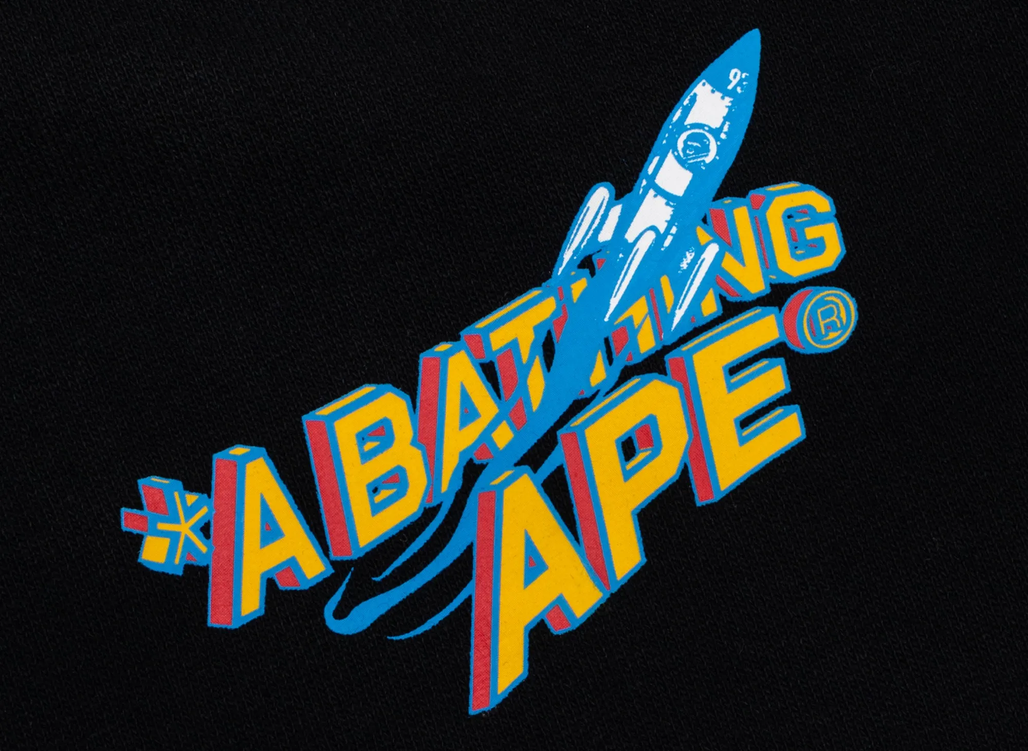 A Bathing Ape Moon Ape Head Pullover Hoodie in Black