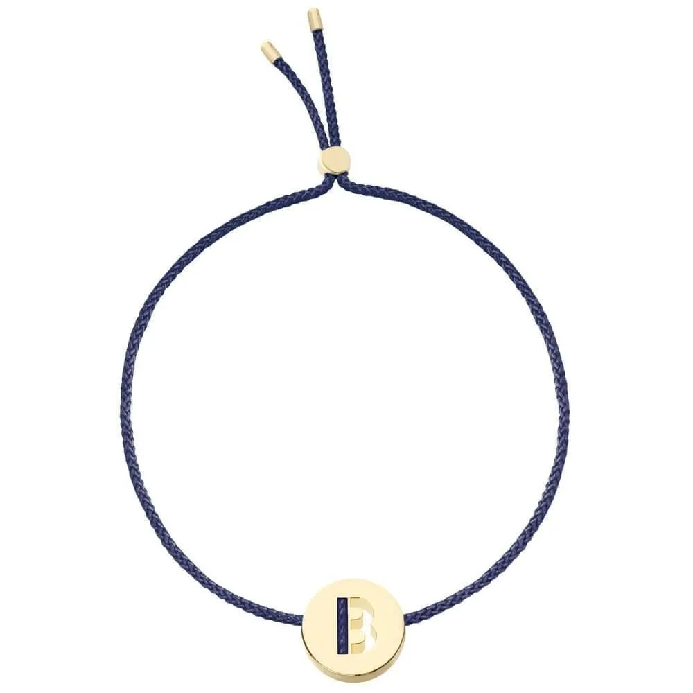 ABC's - B 18K Gold Plated Bracelet