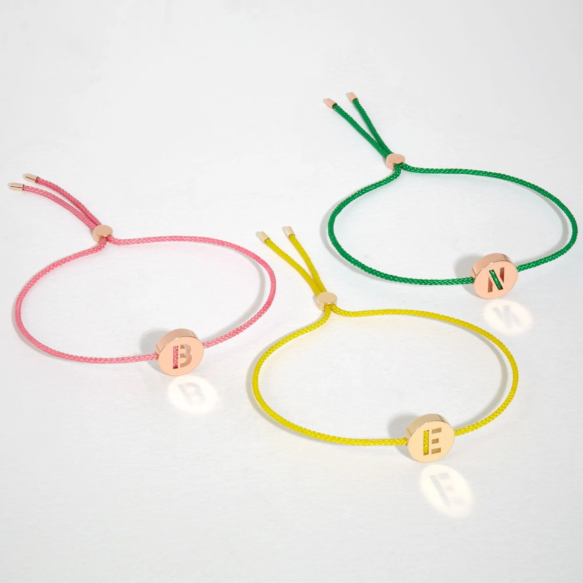 ABC's - B 18K Gold Plated Bracelet