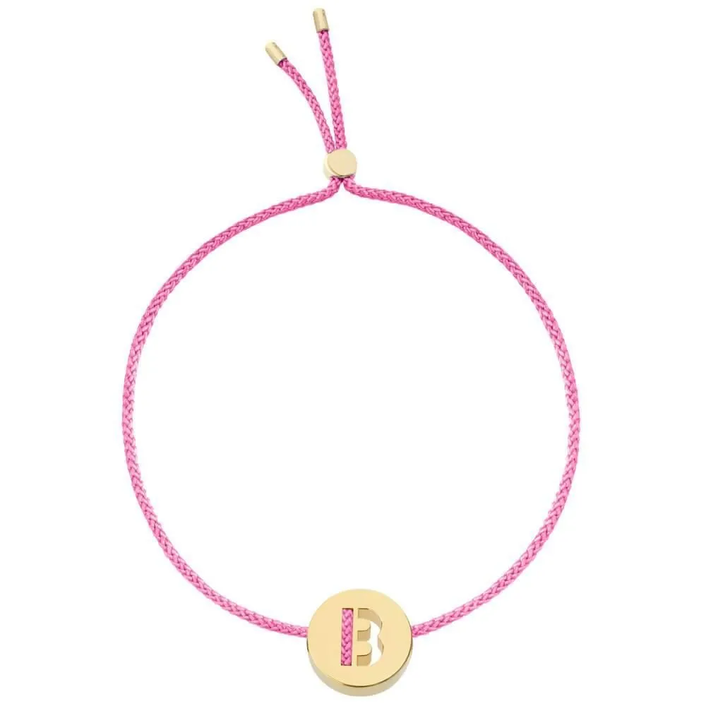 ABC's - B 18K Gold Plated Bracelet