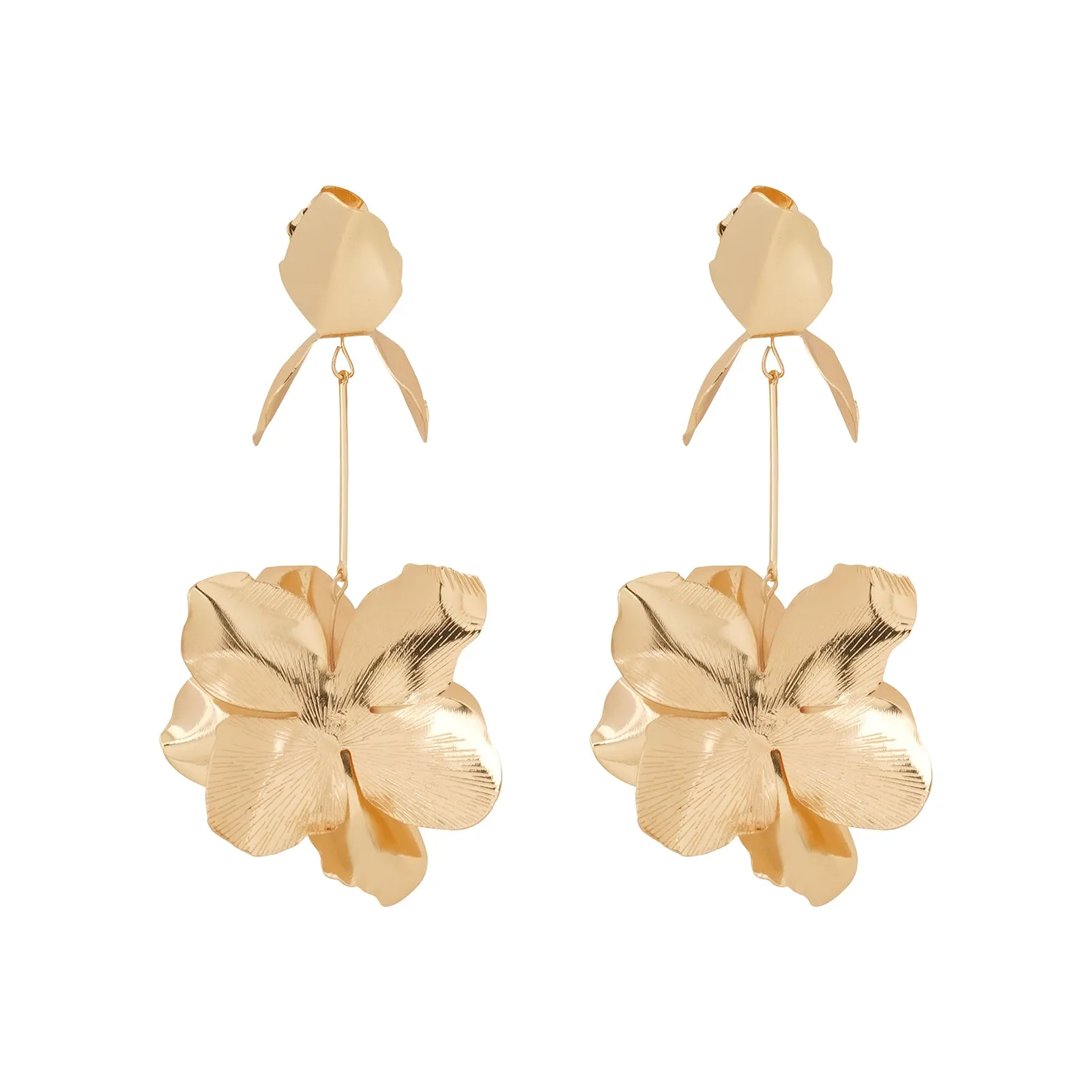 Aconitum Gold Earrings