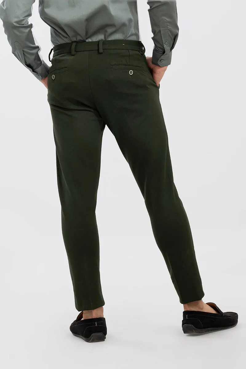 Active Moss Green Stretch Pants