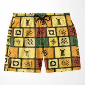 Adinkra Symbols Shorts