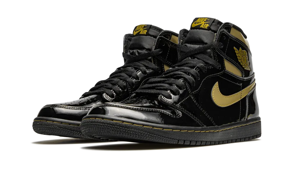 Air Jordan 1 Retro High Black Metallic Gold (2020)