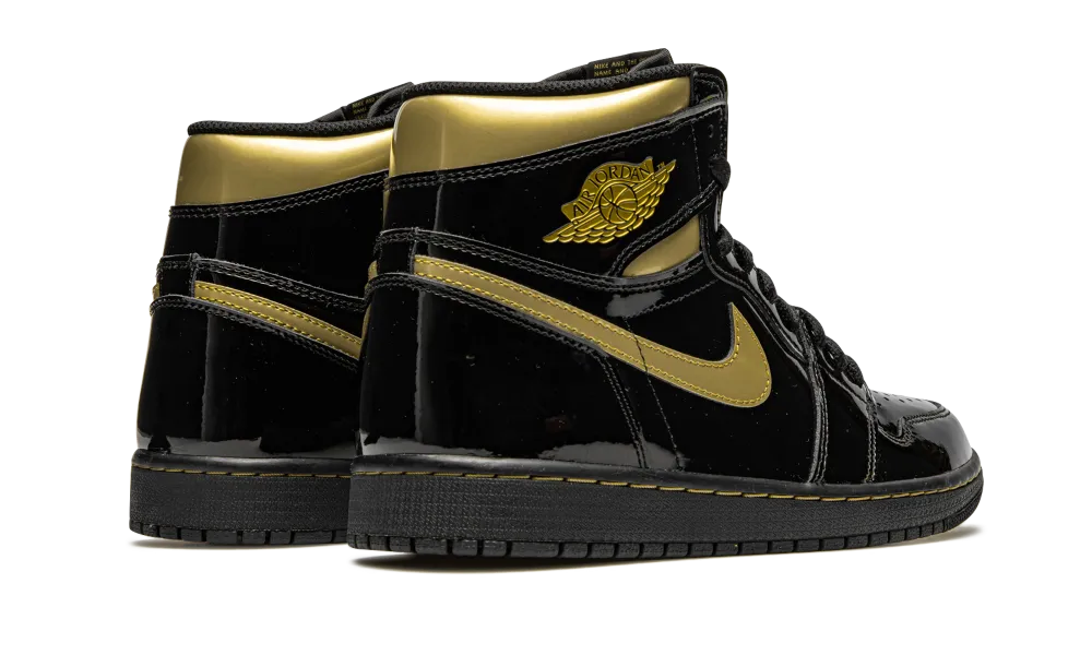 Air Jordan 1 Retro High Black Metallic Gold (2020)