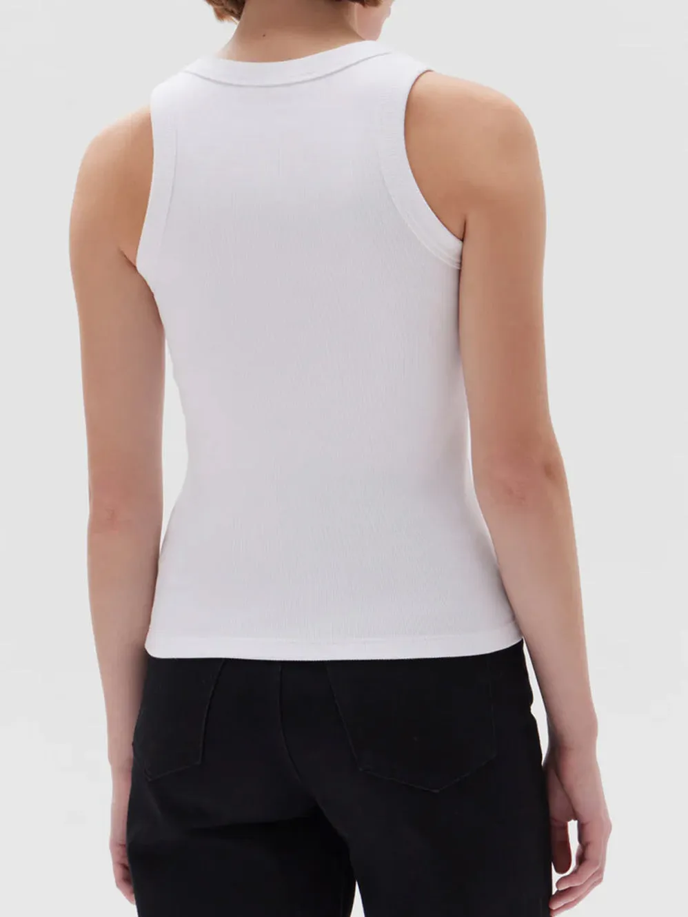 ASSEMBLY LABEL MIANA ORGANIC RIB TANK