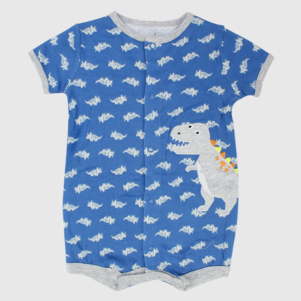 Baby Dino Short-Sleeved Romper