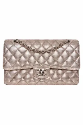 Chanel Purse Metallic Pixel Medium Double Flap