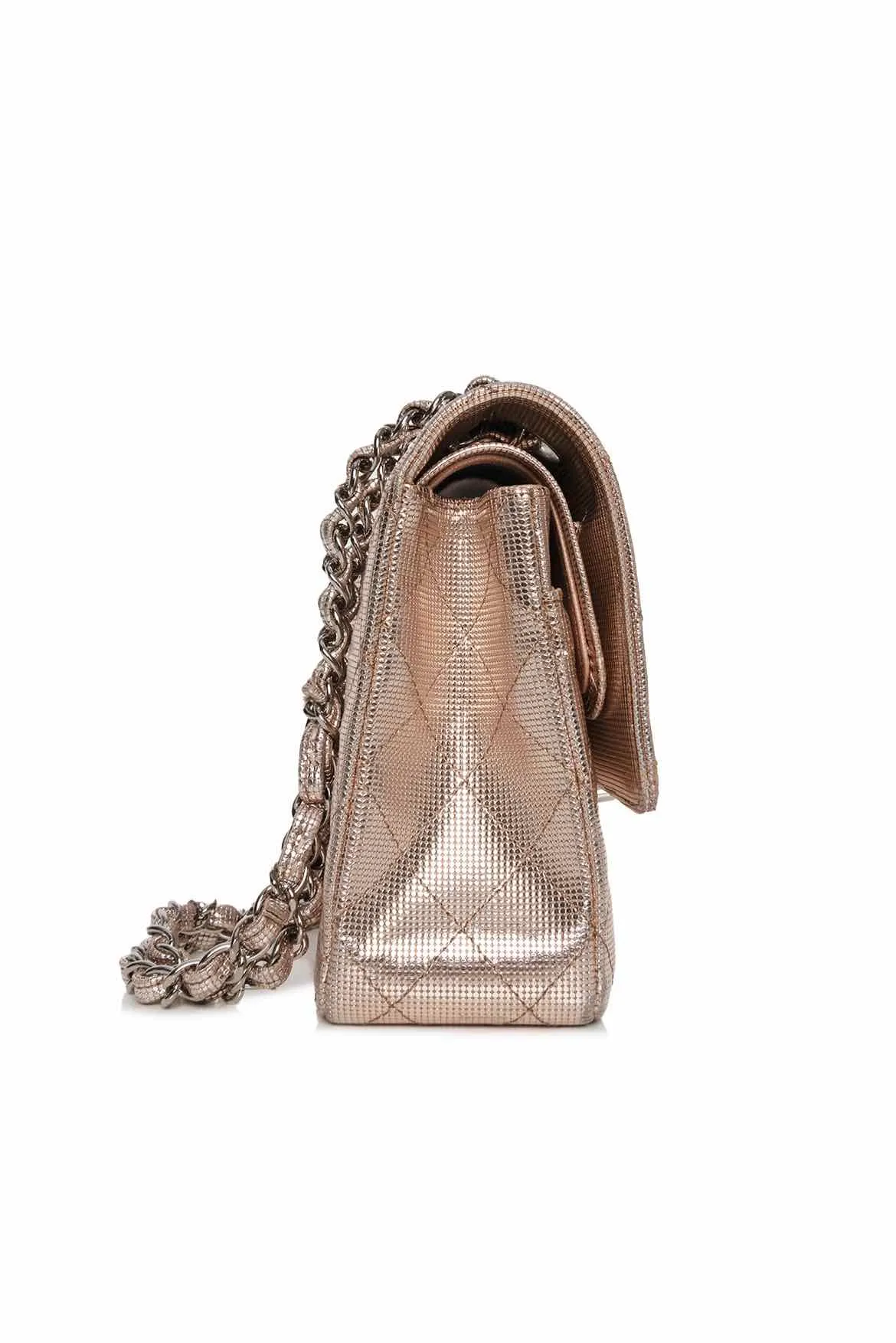 Chanel Purse Metallic Pixel Medium Double Flap