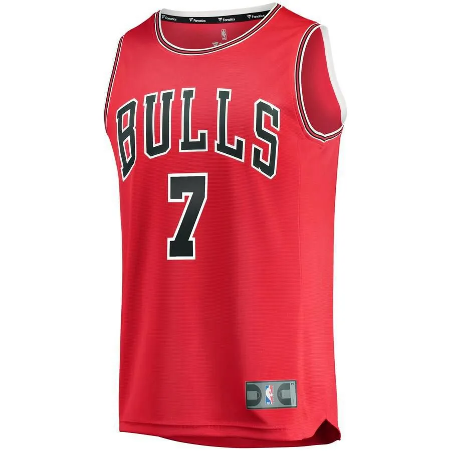 Chicago Bulls Justin Holiday Fanatics Branded Fast Break Player Icon Jersey Kids - Red | Ireland V1722A8