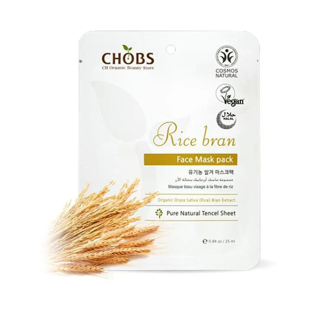 CHOBS Rice bran Face Mask pack