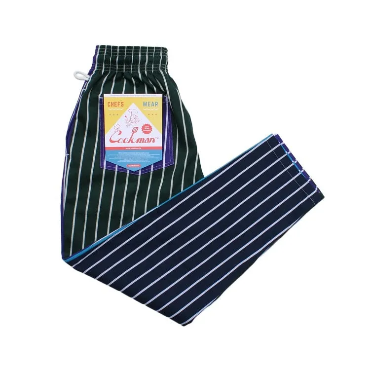 Cookman Chef Pants - Crazy : Stripes Cold