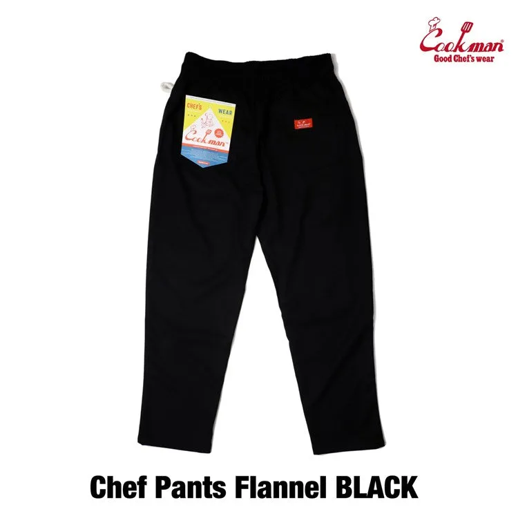 Cookman Chef Pants - Flannel : Black