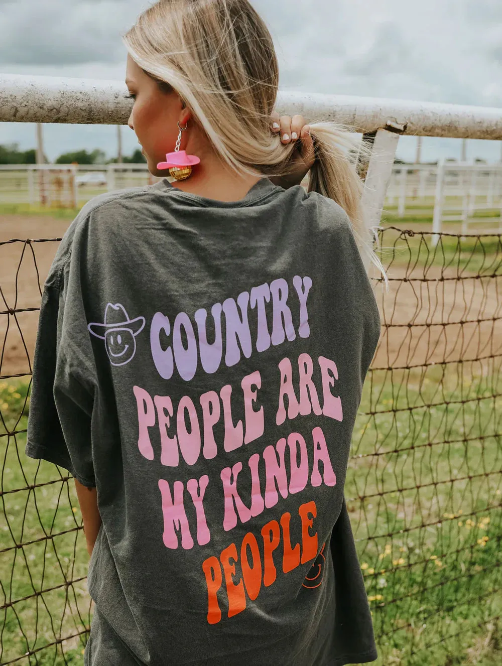 Country People Are My Kind Of People Graphic Tee