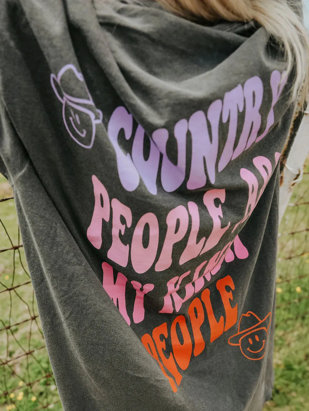 Country People Are My Kind Of People Graphic Tee