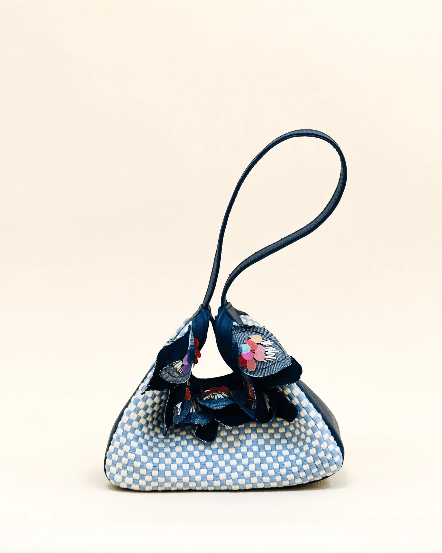 Dangwa Mini Hobo Bag Navy