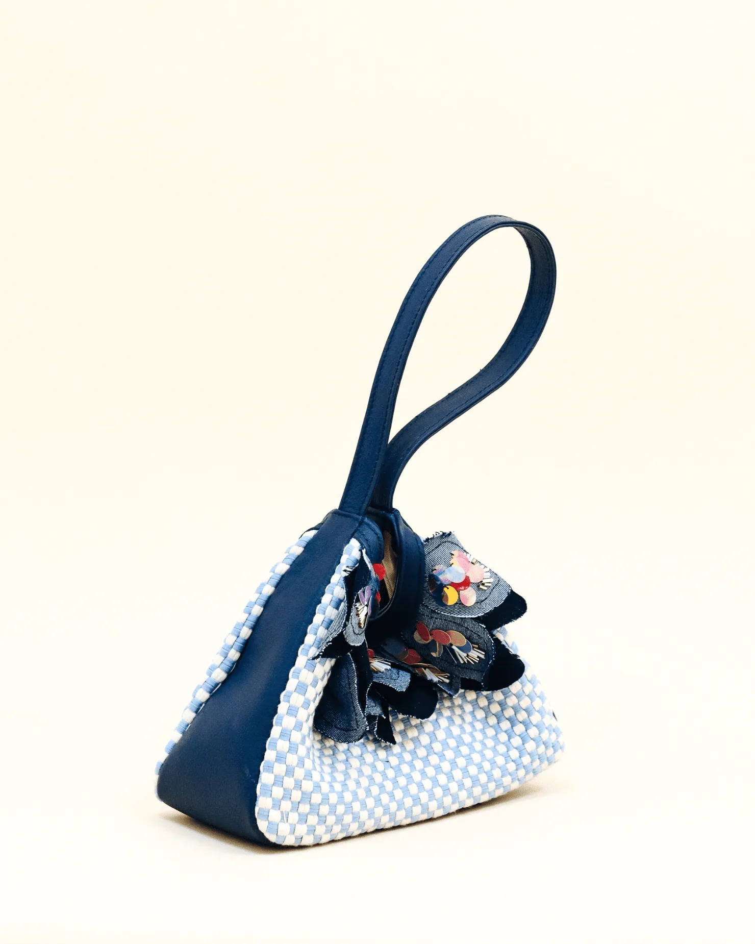 Dangwa Mini Hobo Bag Navy