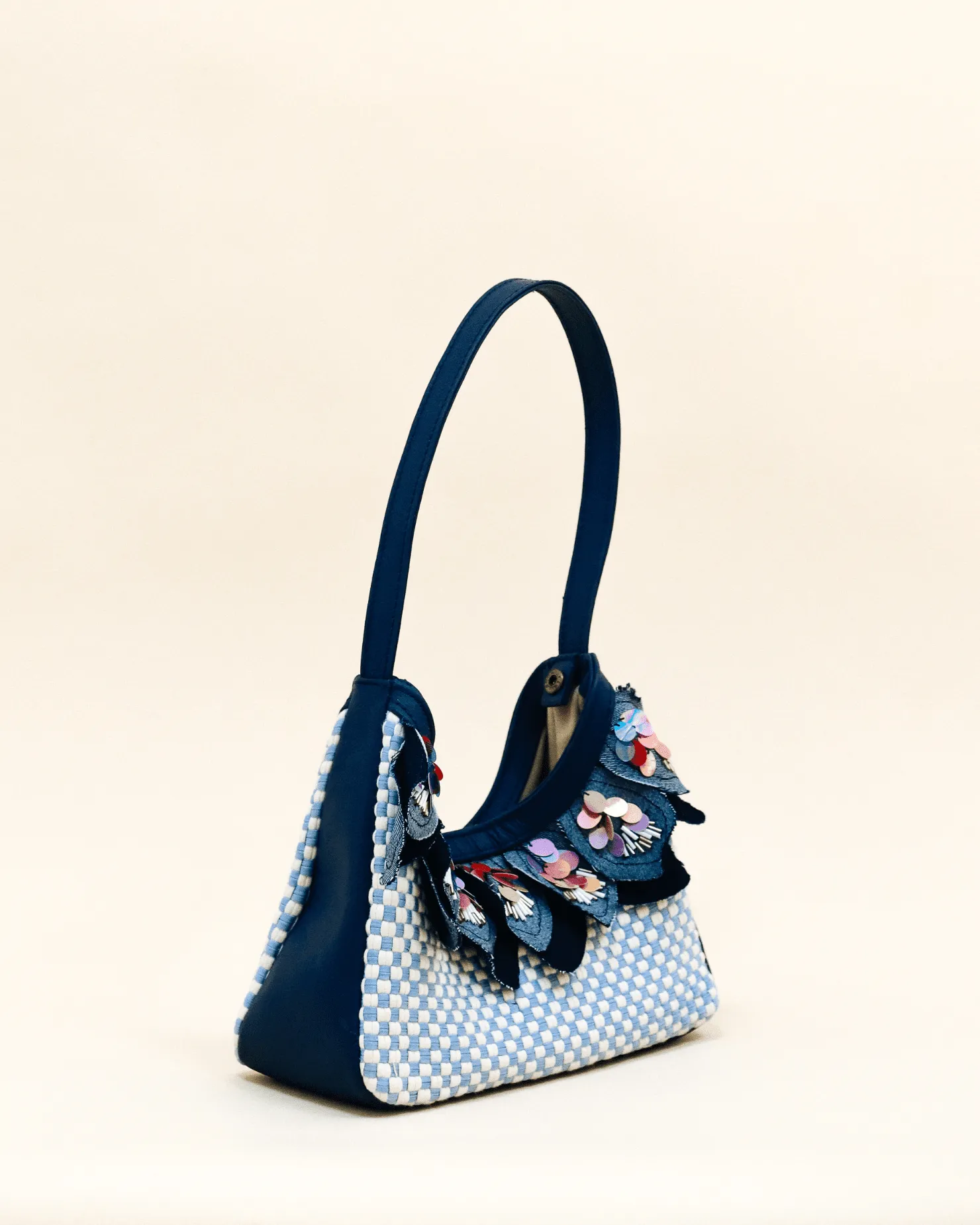 Dangwa Mini Hobo Bag Navy