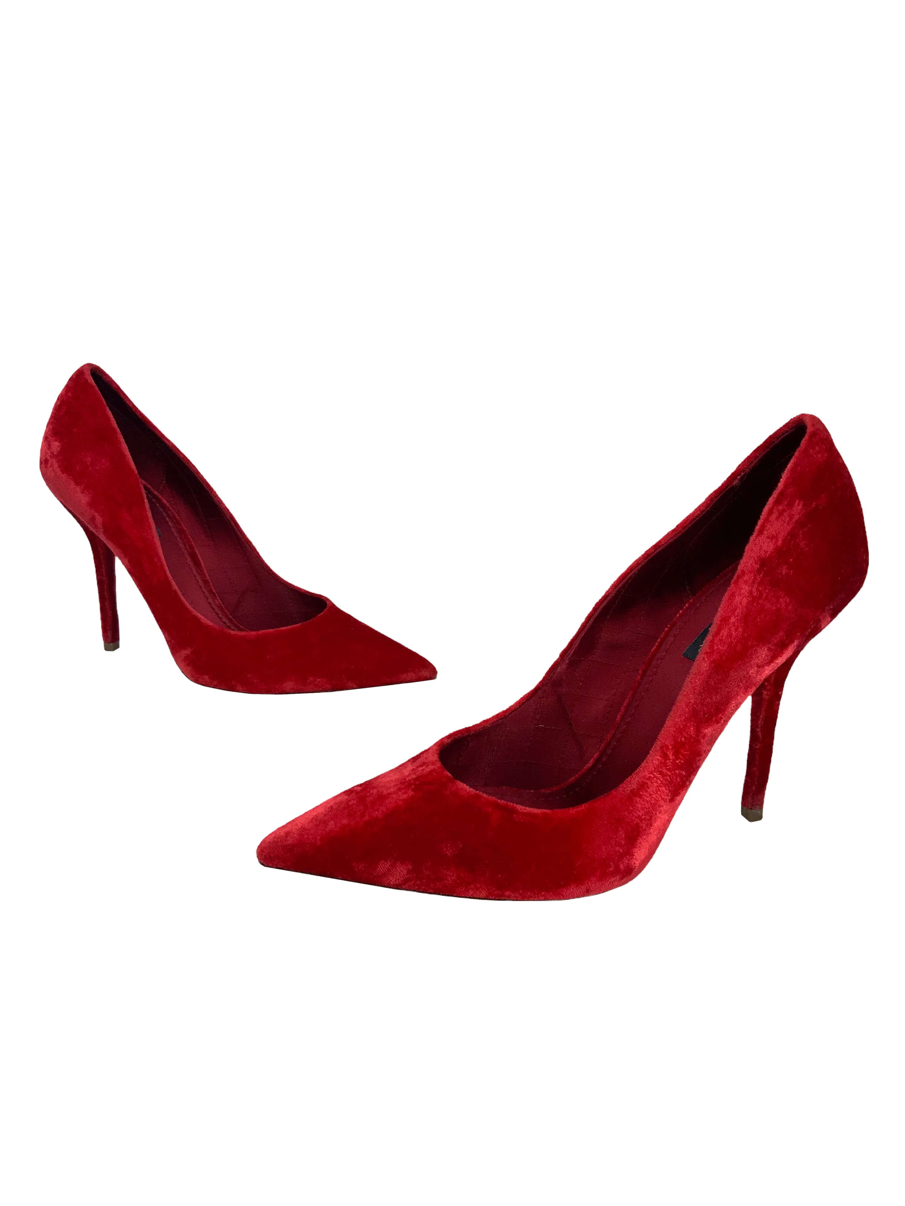 Dolce & Gabbana Velvet Pointed Toe Pumps Size 8.5