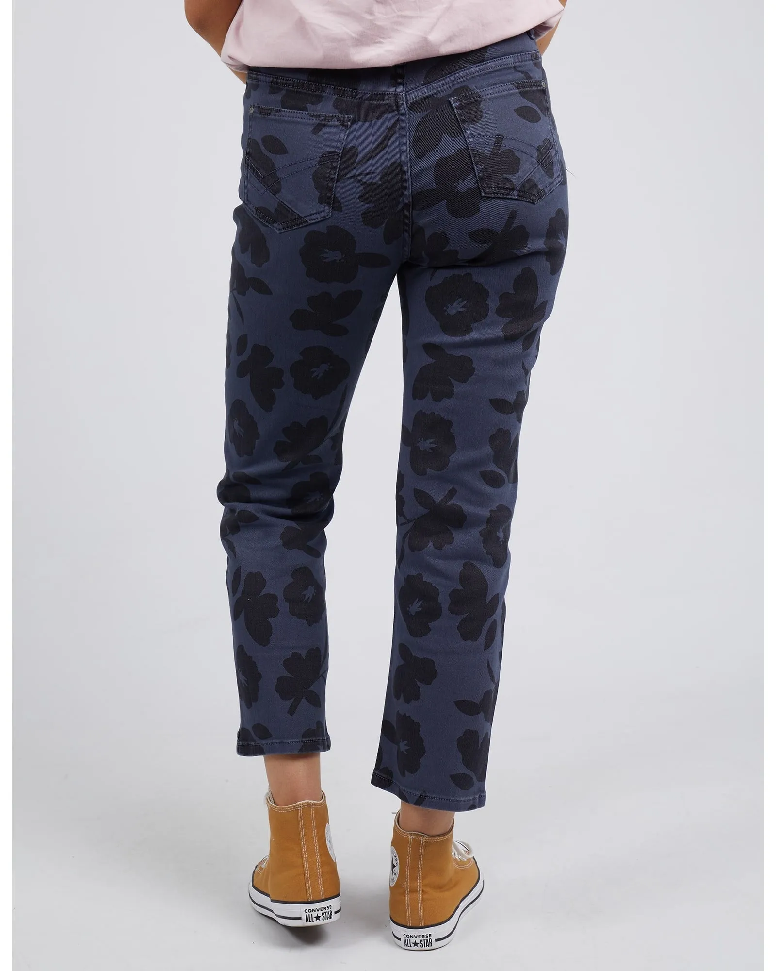 Elm - Abstract Straight Leg Jean - Print