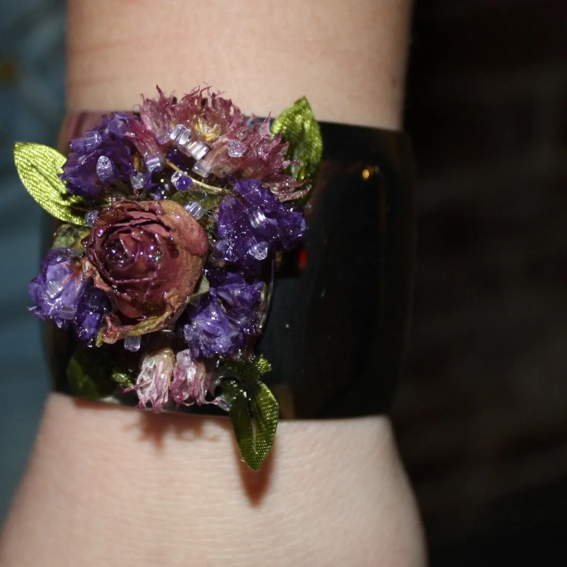 Flower Corsage Bracelet