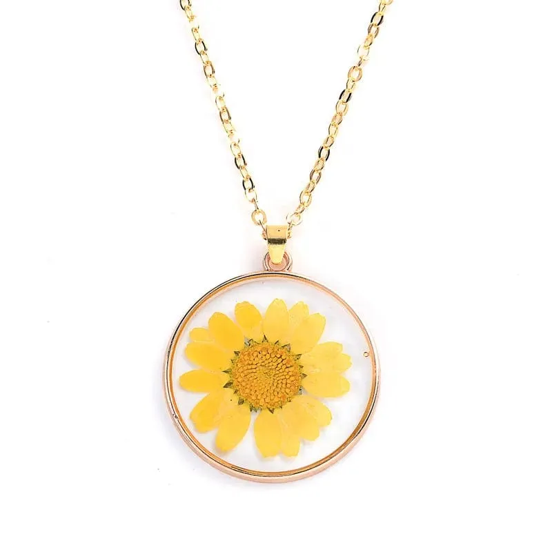 Flower Pendant Necklace