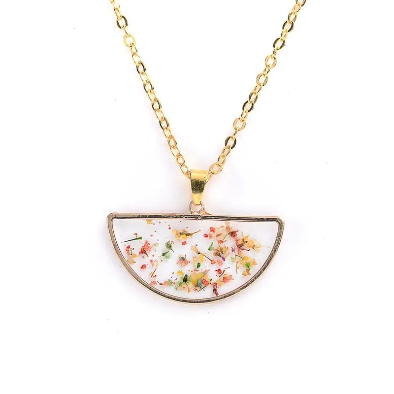 Flower Pendant Necklace