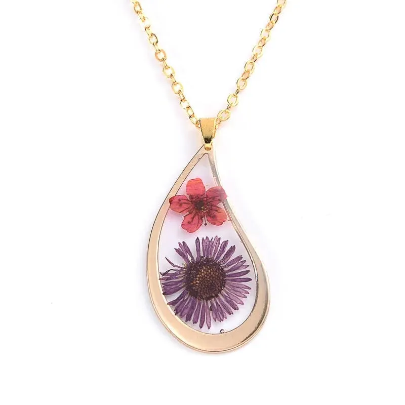 Flower Pendant Necklace