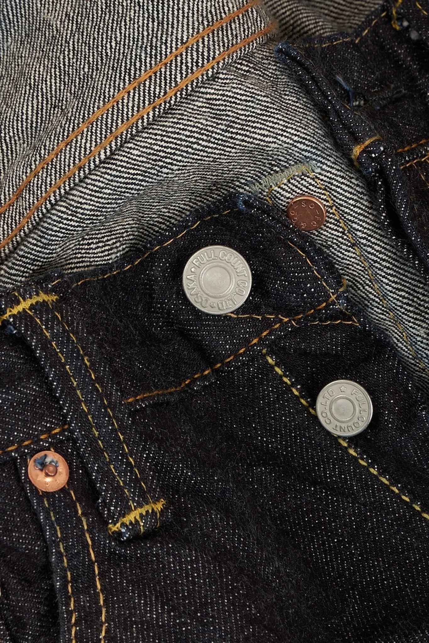 Fullcount 1101XX Straight Selvedge Denim - 15.5oz