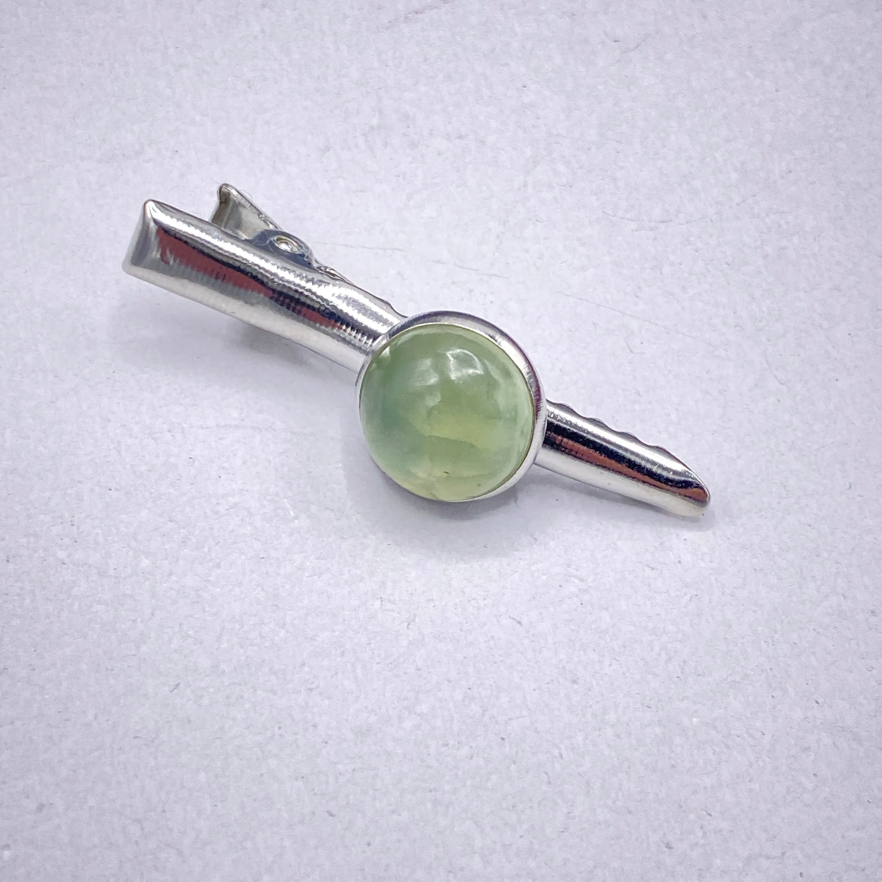 Genuine Gemstones on Metal Hairclips