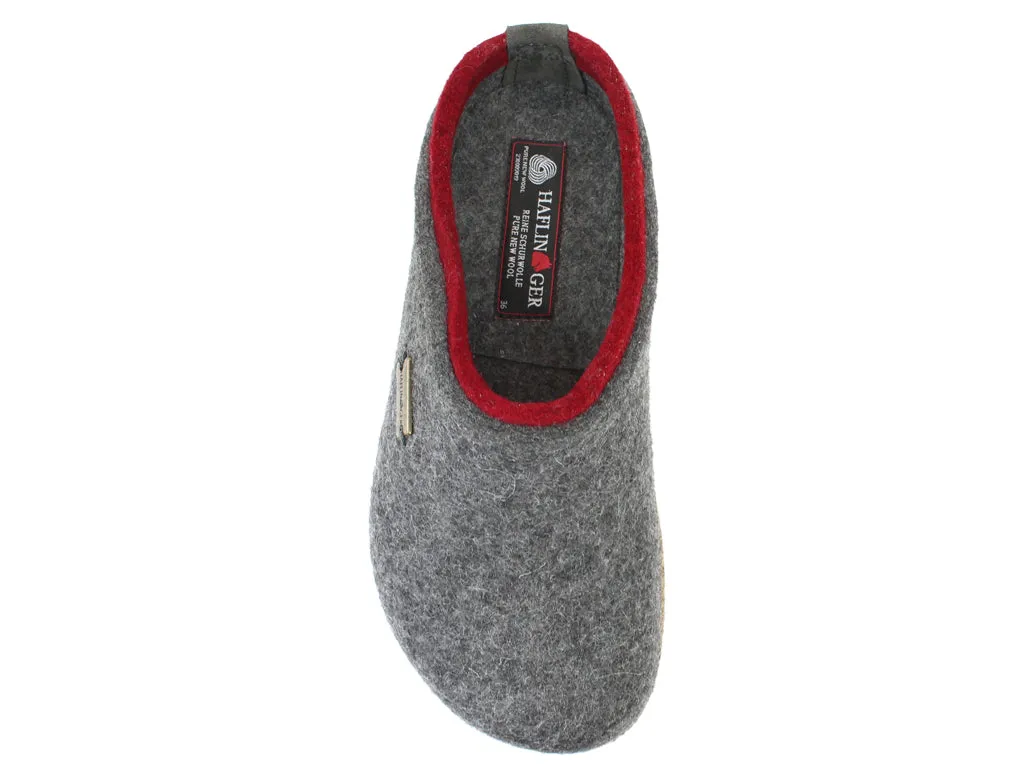 Haflinger Clogs Grizzly Kris Anthracite