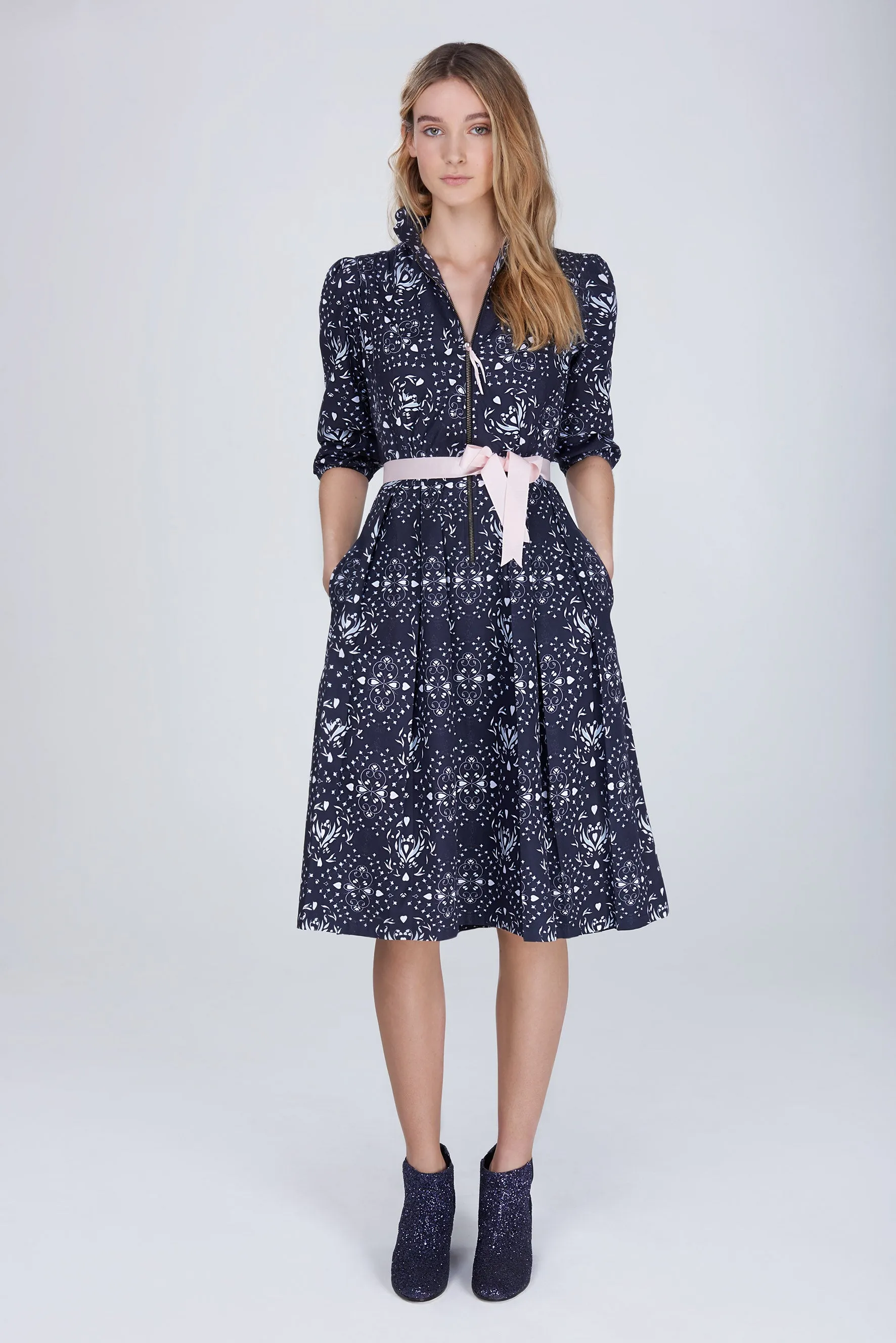 Heartwood Print SONNET Dress