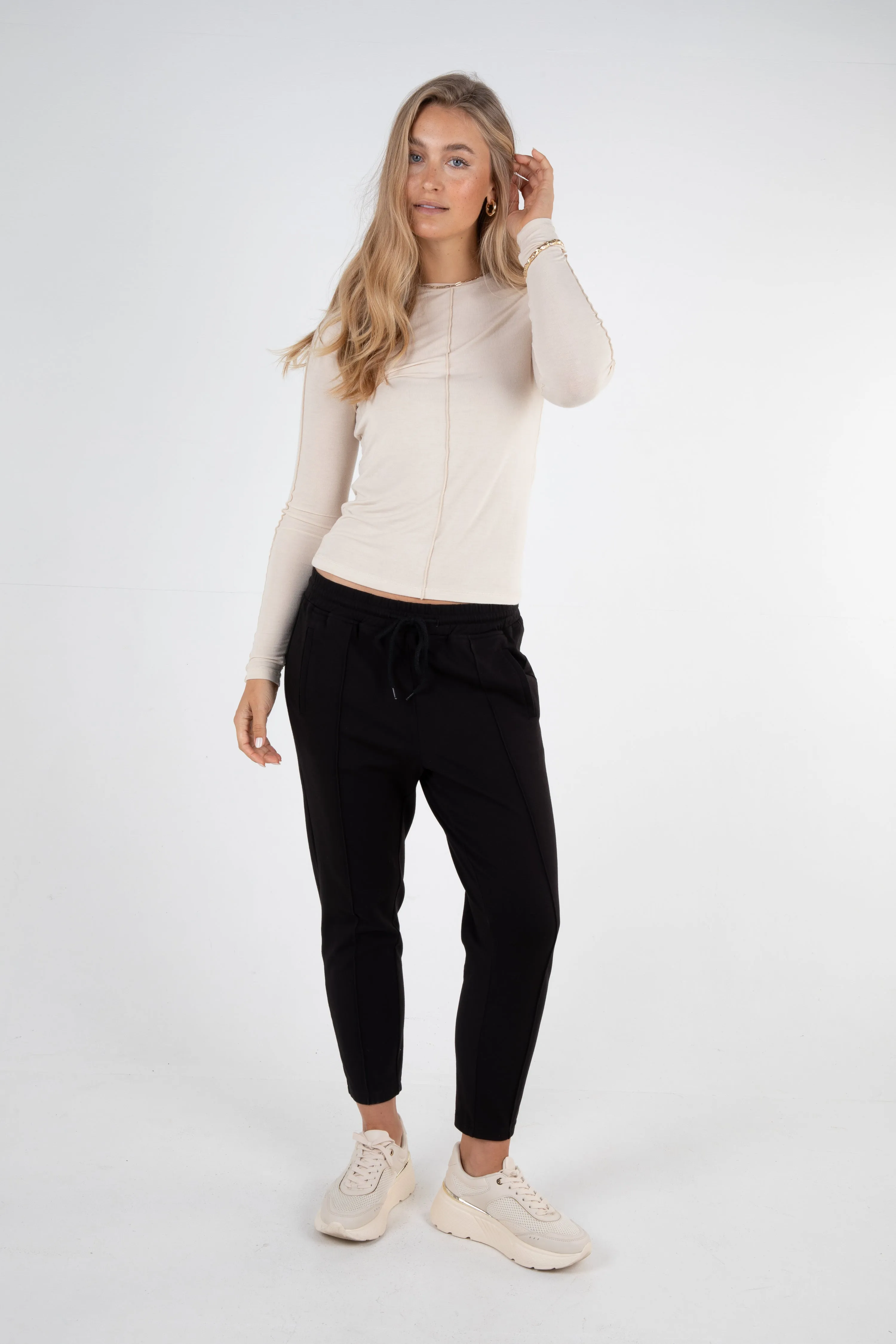 JAMIE TRACK PANT - BLACK