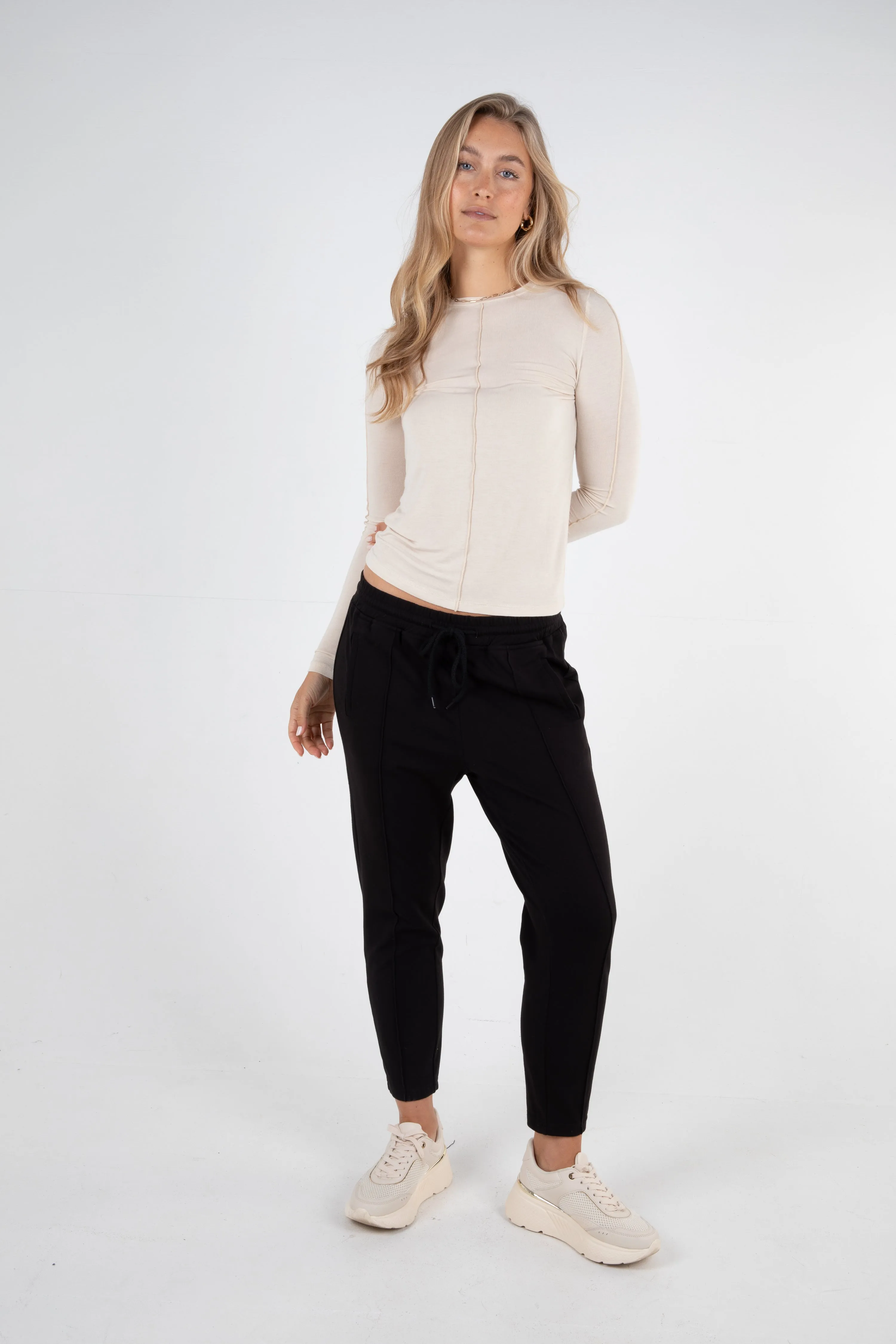 JAMIE TRACK PANT - BLACK