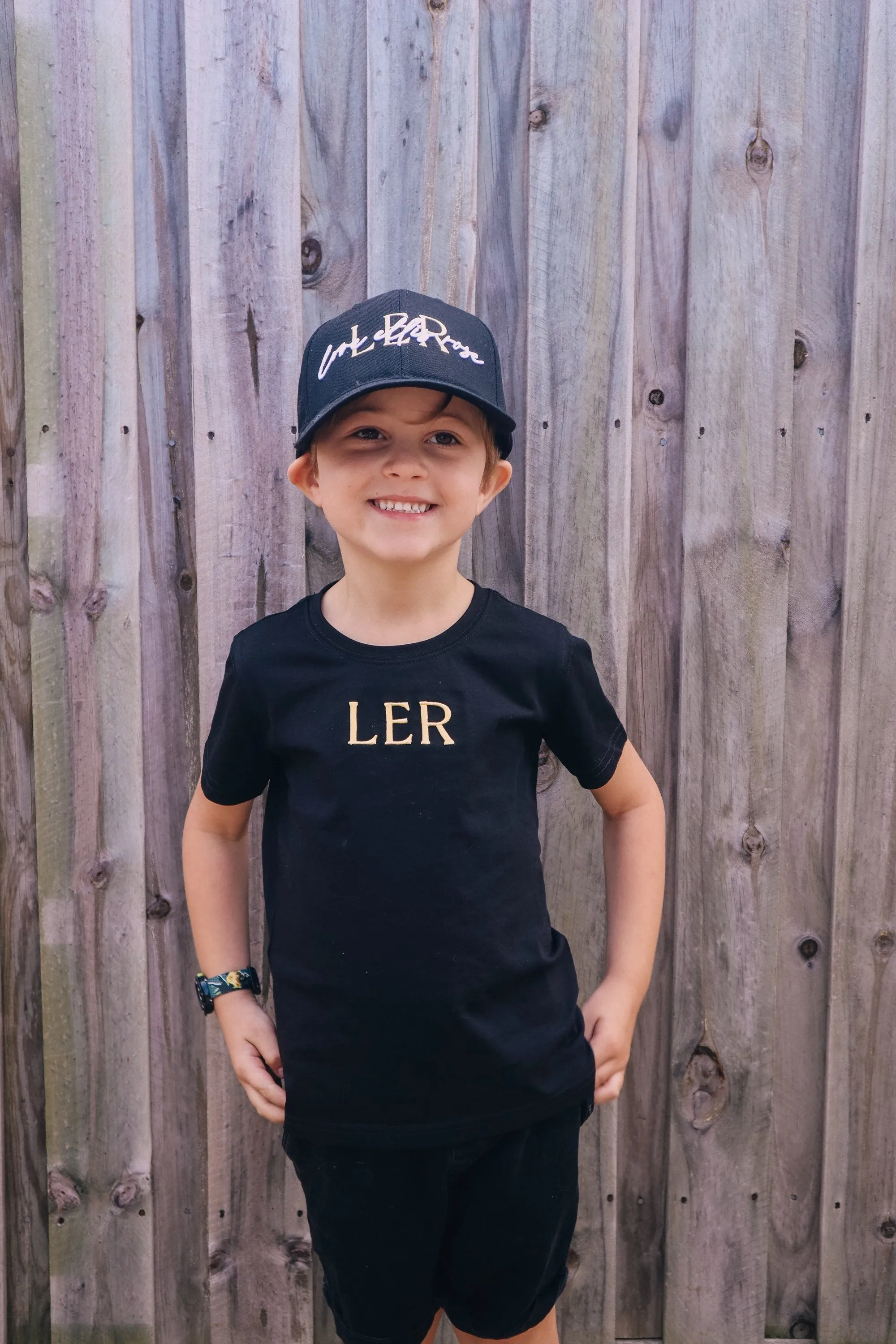 Kid's LER Tee - Black & Yellow