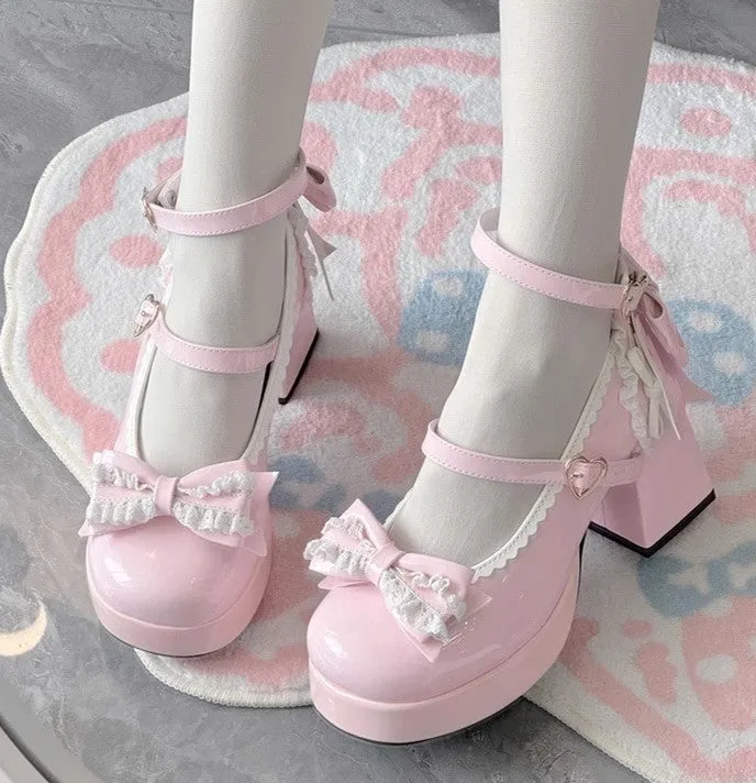 Lolita Bow-Tie Girls Shoes PN6535