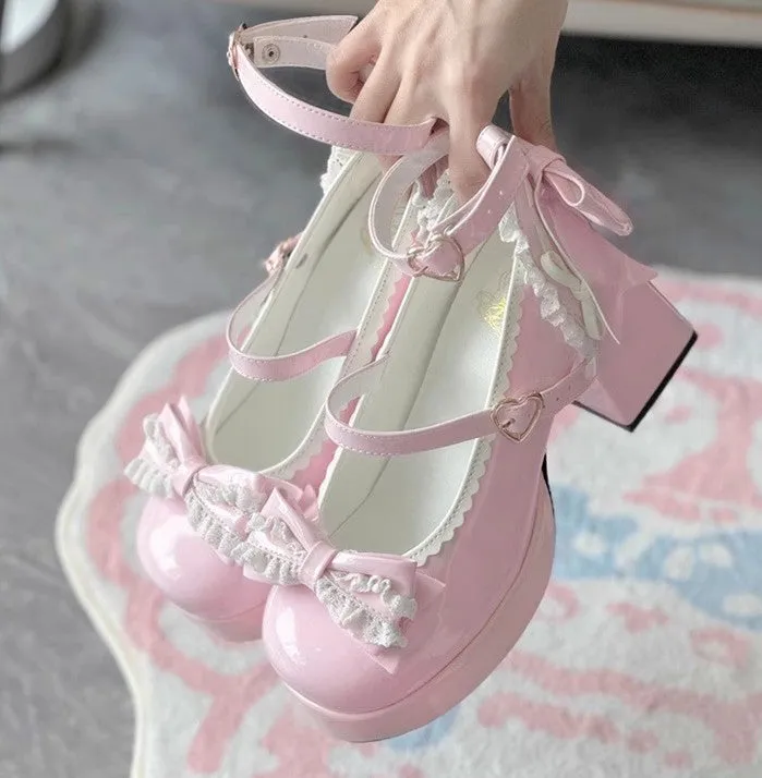 Lolita Bow-Tie Girls Shoes PN6535