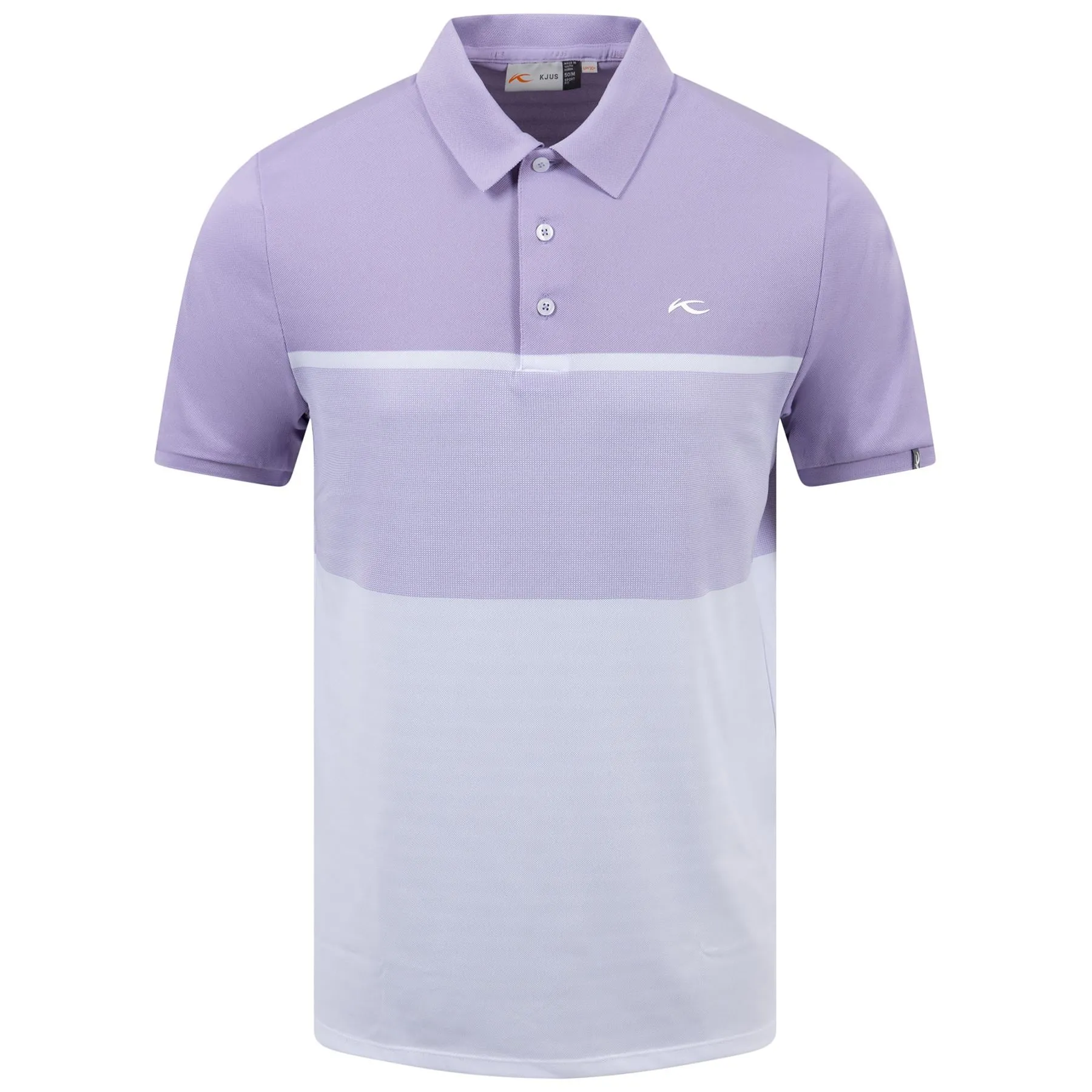 Luan Colour Block Polo Wisteria/White - SS23