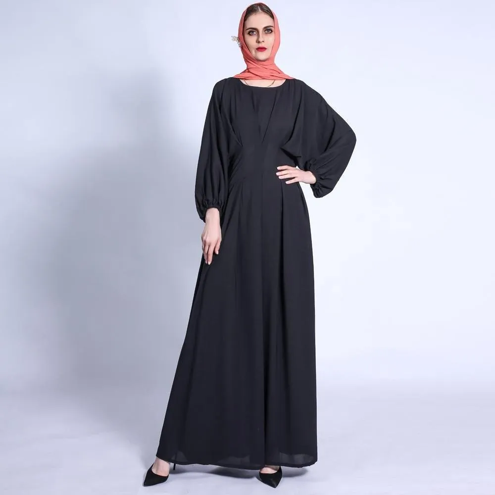 MA010 Batwing Pleated Abaya