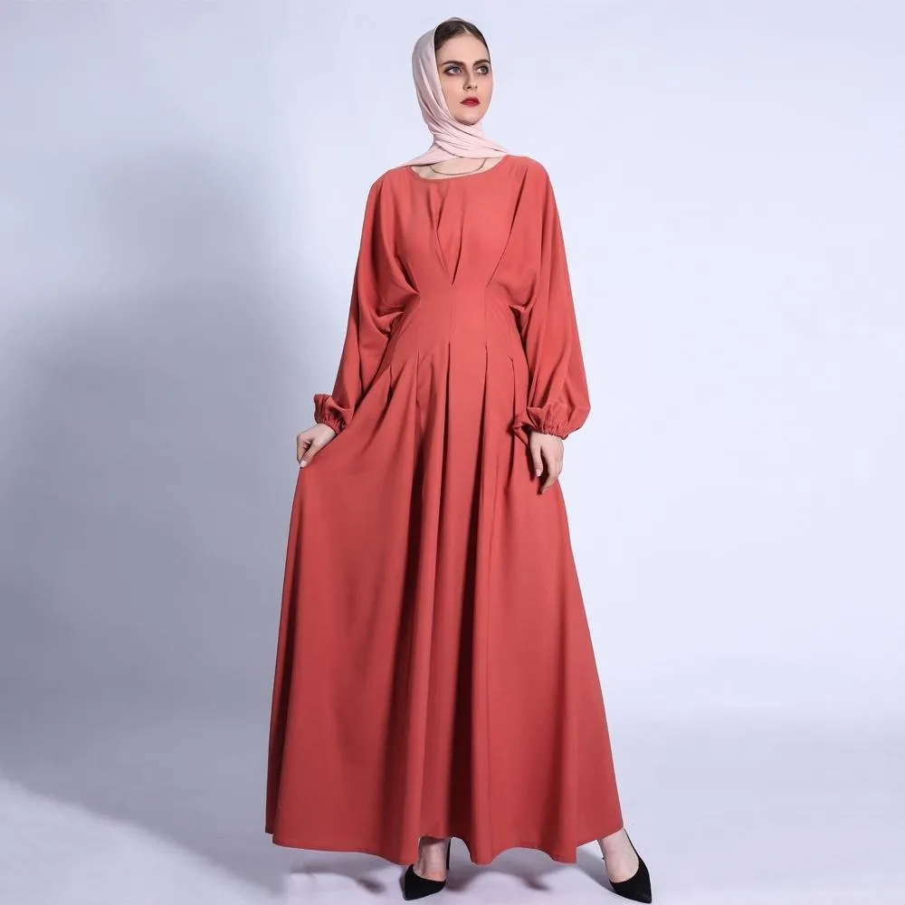 MA010 Batwing Pleated Abaya