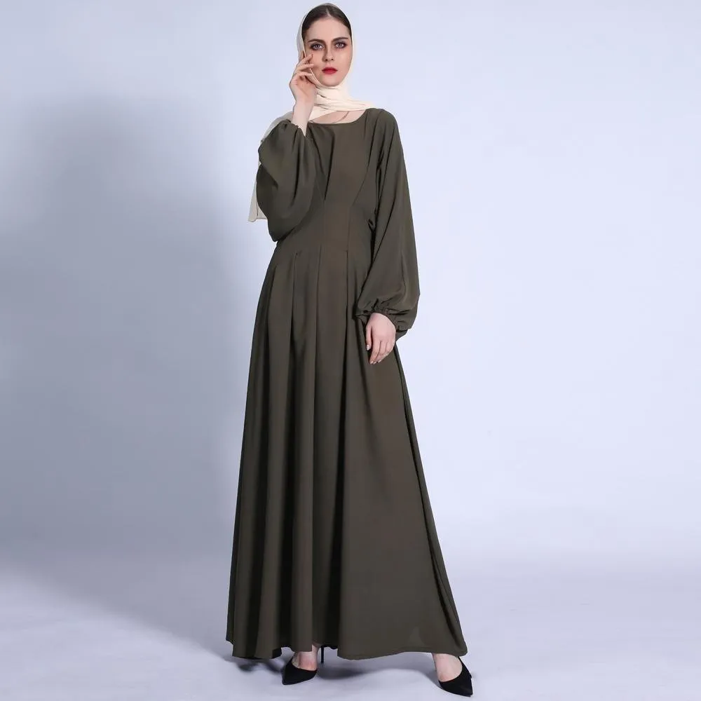 MA010 Batwing Pleated Abaya