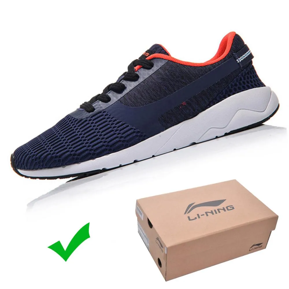 Men's Heather Walking Shoes LiNing Sports Life Breathable Sneakers