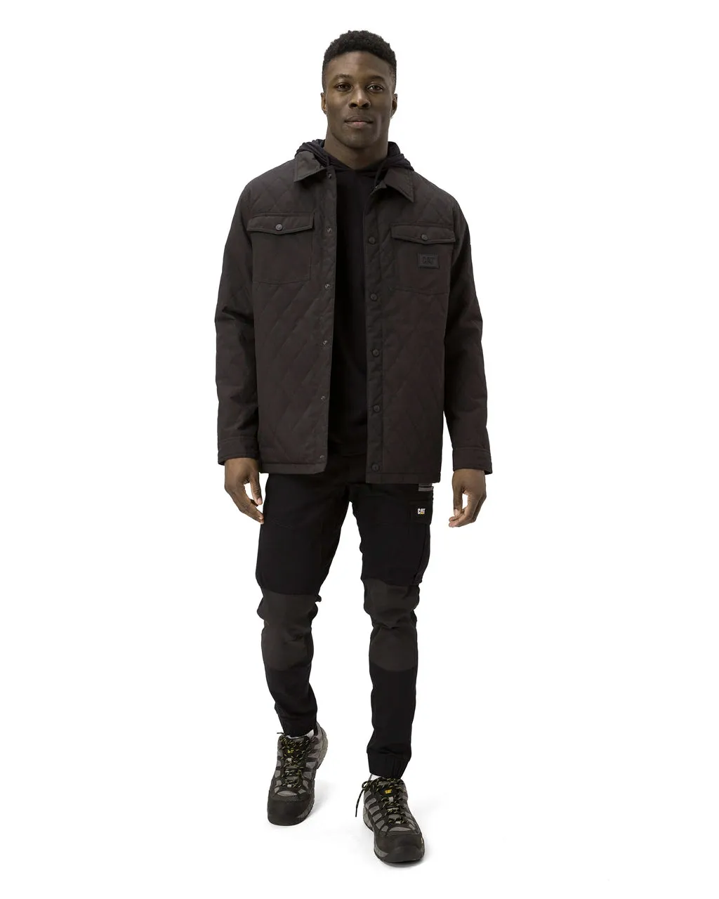 Men's Quilted Ripstop Shirt Jacket