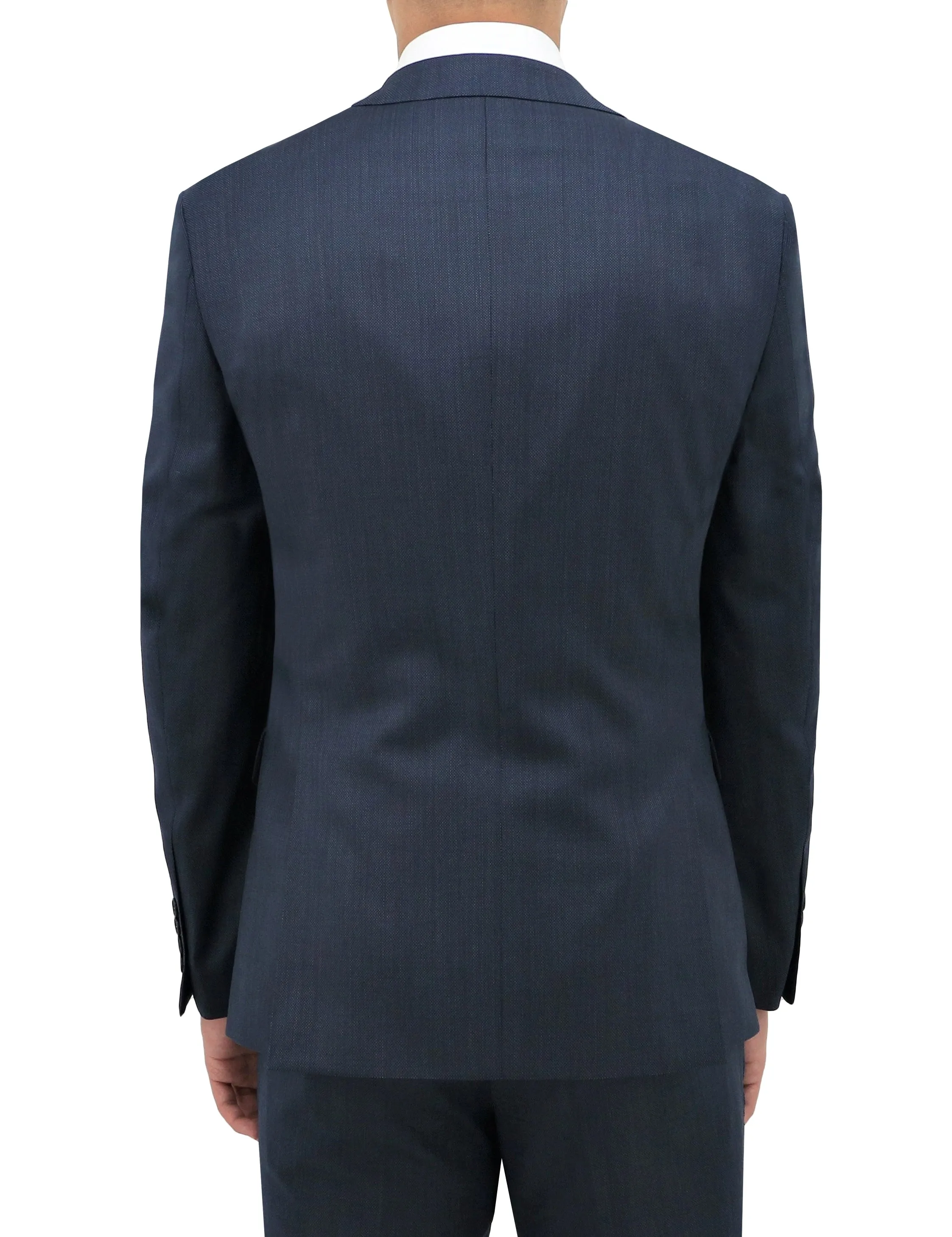 Michel 101 Blue Wool Suit Jacket