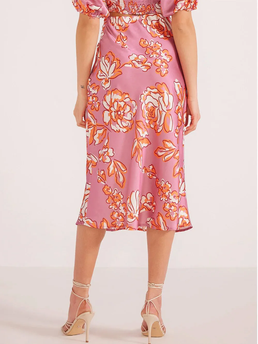 Minkpink Mandevilla Bias Midi Skirt