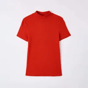 Mock Neck T-Shirt