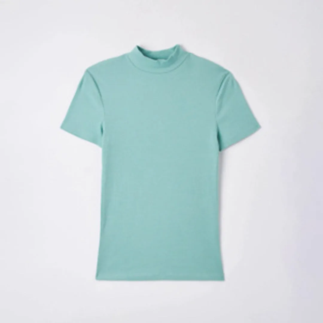 Mock Neck T-Shirt